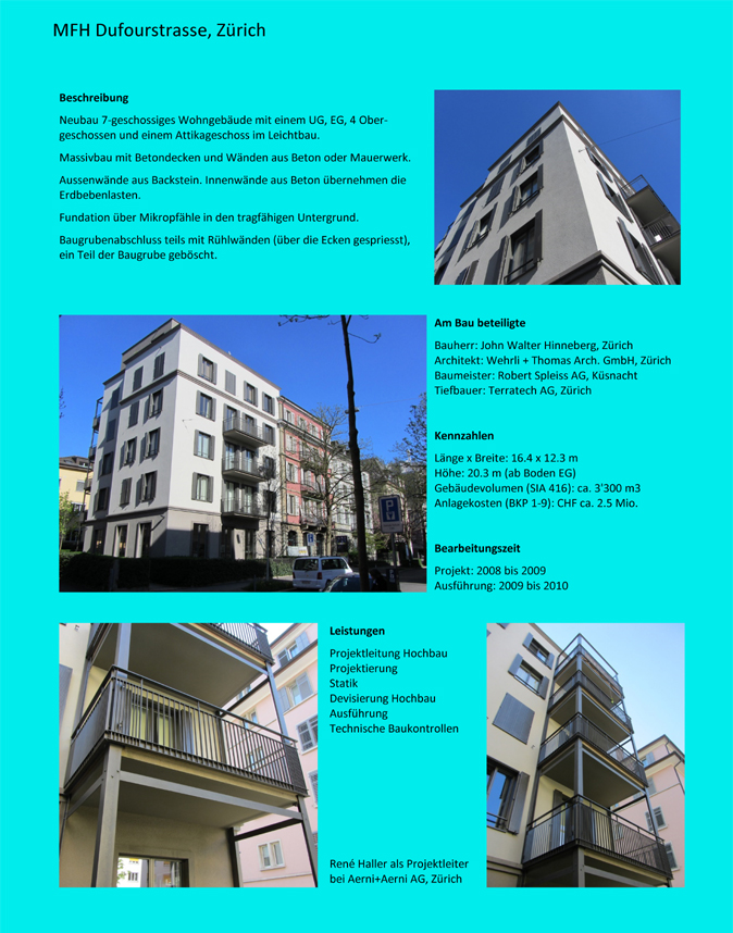 MFH Dufourstrasse, Zürich